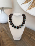 Brown/Turquoise Multi